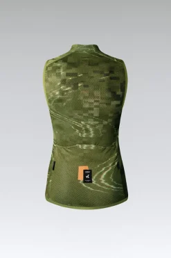 Gilets<GOBIK GILET PLUS 2.0 FEMME OLIVE GREEN OliveGreen