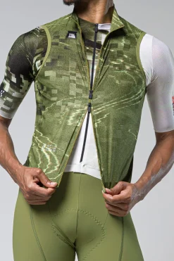 Gilets<GOBIK GILET PLUS 2.0 HOMME OLIVE GREEN OliveGreen