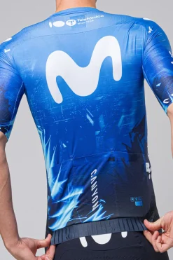 Maillots<GOBIK MAILLOT À MANCHES COURTES INFINITY HOMME MOVISTAR TEAM 24
