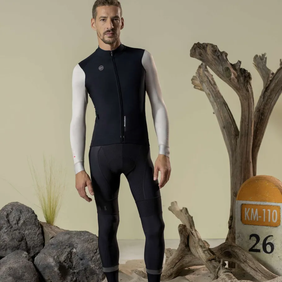 Maillots Longs<GOBIK MAILLOT À MANCHES LONGUES PACER BLEND HOMME TILE BONE