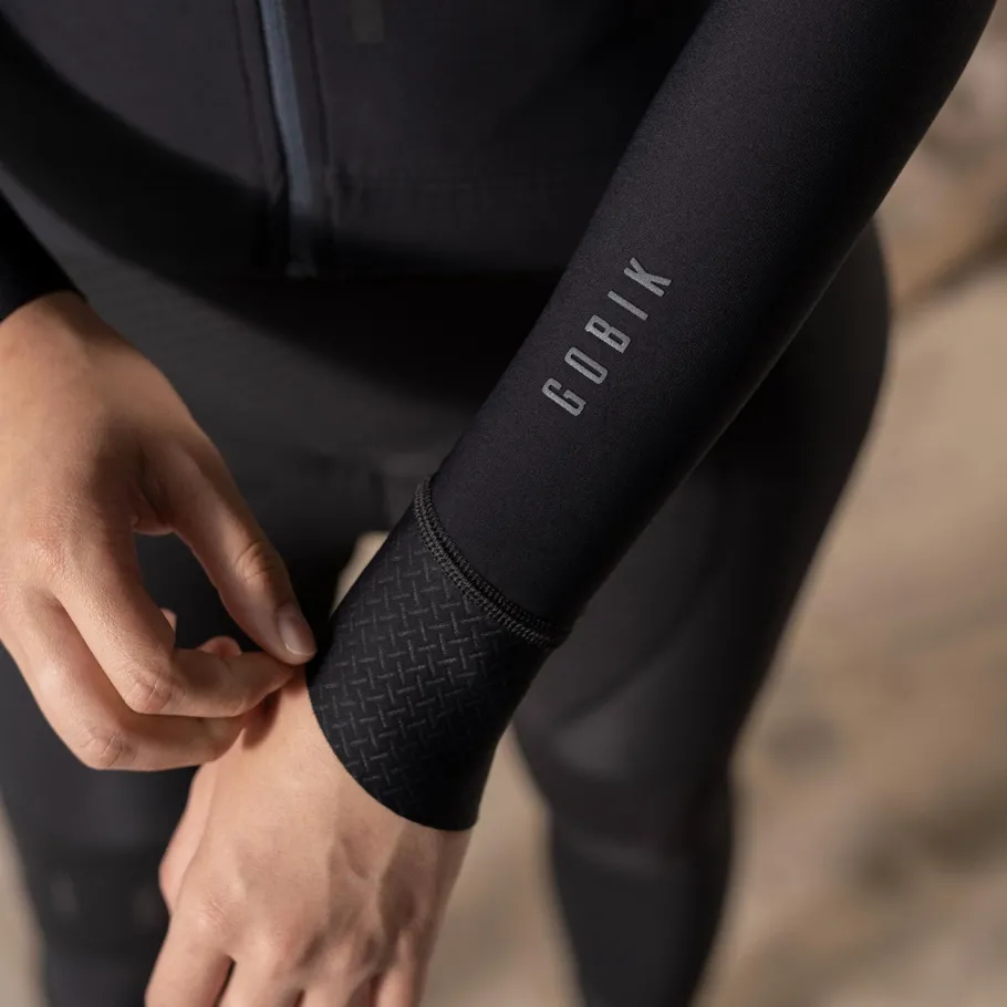 Maillots Longs<GOBIK MAILLOT À MANCHES LONGUES PACER SOLID FEMME JET BLACK