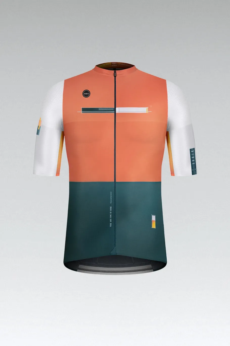 Maillots<GOBIK Maillot MANCHES COURTES ATTITUDE 2.0 Unisex APRICOT