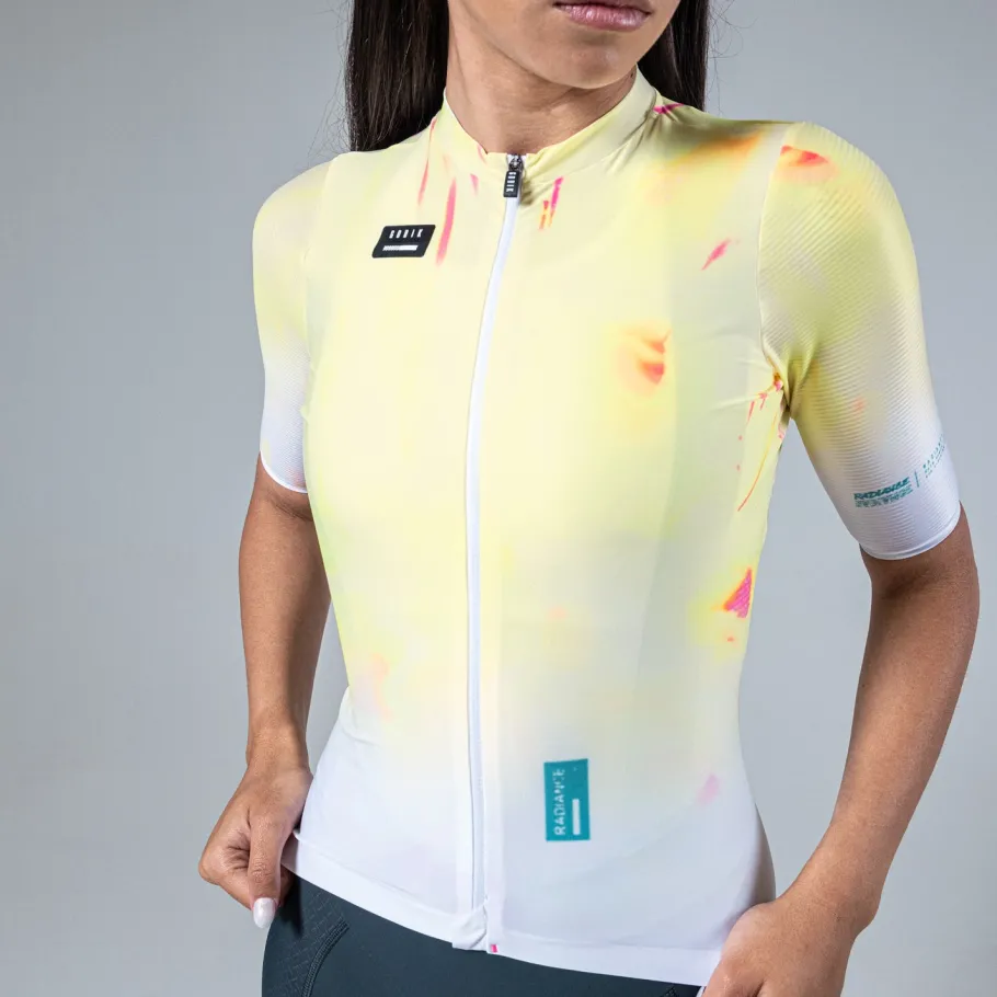 Maillots<GOBIK Maillot MANCHES COURTES ATTITUDE 2.0 FEMME CITRINE