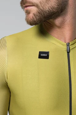 Gravel | Route<GOBIK MAILLOT MANCHES COURTES ATTITUDE 2.0 HOMME SPLIT GREEN SplitGreen