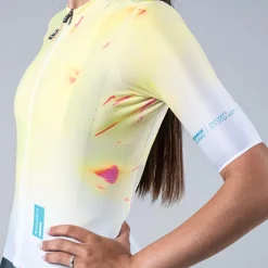 Maillots<GOBIK Maillot MANCHES COURTES ATTITUDE 2.0 FEMME CITRINE