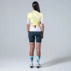 Maillots<GOBIK Maillot MANCHES COURTES ATTITUDE 2.0 FEMME CITRINE