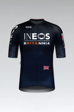 Maillots<GOBIK MAILLOT MANCHES COURTES CX PRO 3.0 UNISEX INEOS BRITANNIA 24