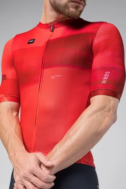 Vtt | Gravel<GOBIK MAILLOT MANCHES COURTES STARK HOMME Cherry