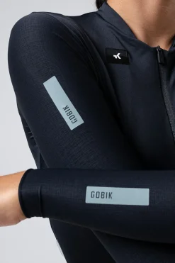 Vtt | Gravel<GOBIK MAILLOT MANCHES LONGUES AVALON UNISEX INK BLACK InkBlack