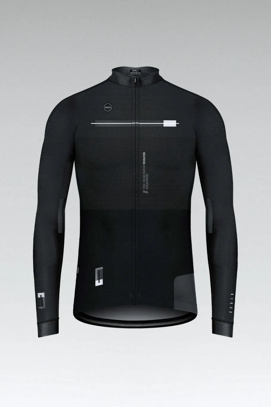 Maillots Longs<GOBIK MAILLOT MANCHES LONGUES COBBLE HOMME DARK COAL
