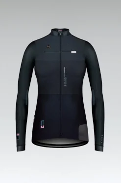 Maillots Longs<GOBIK MAILLOT MANCHES LONGUES COBBLE FEMME DARK COAL