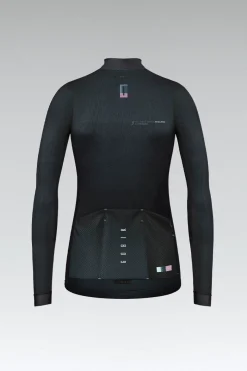 Maillots Longs<GOBIK MAILLOT MANCHES LONGUES COBBLE FEMME DARK COAL