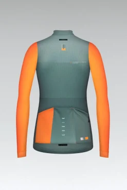 Maillots Longs<GOBIK MAILLOT MANCHES LONGUES COBBLE FEMME NECTARINE