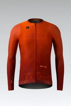 Vtt | Gravel<GOBIK MAILLOT MANCHES LONGUES CX PRO 3.0 UNISEX ORANGE BRÛLÉ BurntOrange