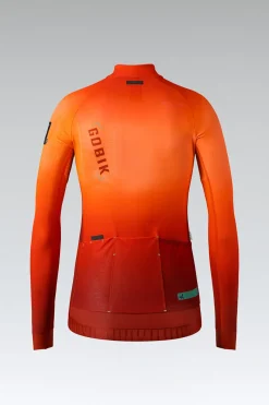 Vtt | Gravel<GOBIK MAILLOT MANCHES LONGUES HYDER FEMME Tangelo