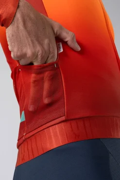 Vtt | Gravel<GOBIK MAILLOT MANCHES LONGUES HYDER HOMME Tangelo