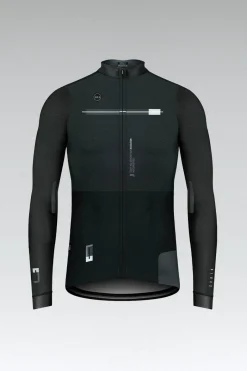 Maillots Longs<GOBIK MAILLOT MANCHES LONGUES SUPERCOBBLE HOMME DARK COAL
