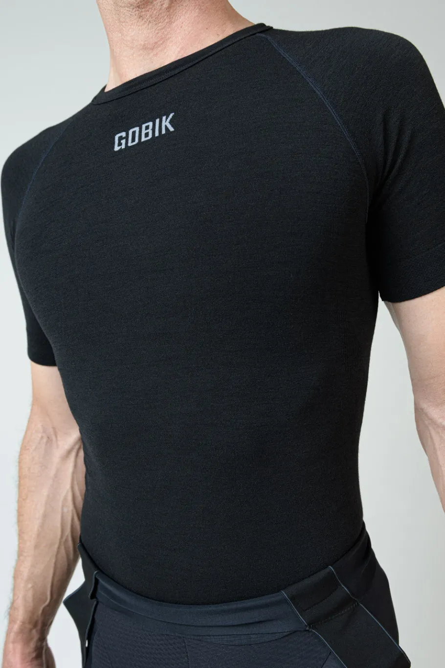 Vtt | Sous Maillots<GOBIK SOUS MAILLOT MANCHES COURTES WINTER MERINO HOMME COAL