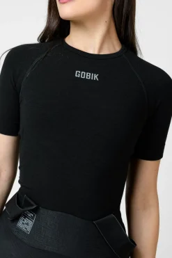 Vtt | Sous Maillots<GOBIK SOUS MAILLOT MANCHES COURTES WINTER MERINO FEMME COAL