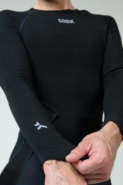 Vtt | Sous Maillots<GOBIK SOUS MAILLOT MANCHES LONGUES WINTER MERINO HOMME COAL