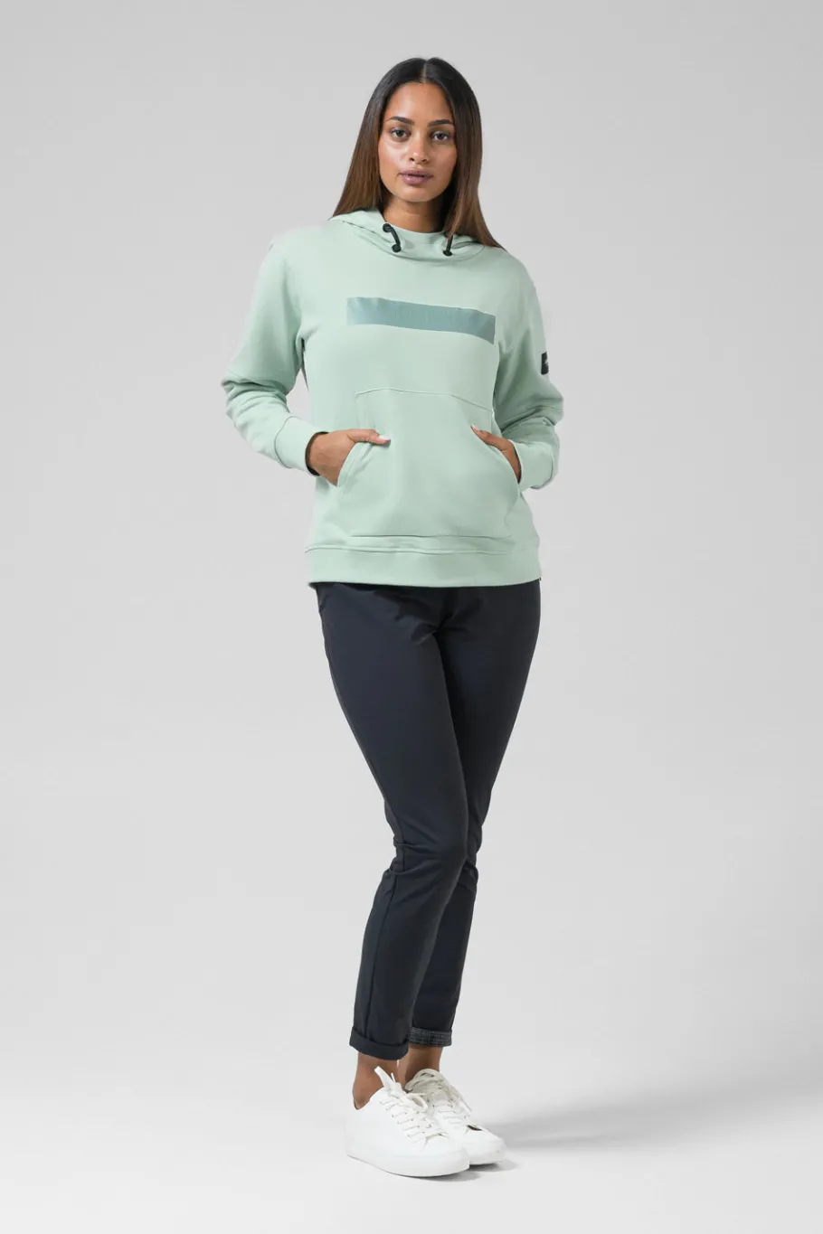 Lifestyle<GOBIK SWEAT À CAPUCHE TRAILBLAZE FEMME CROSSBAR SEACREST CrossbarSeacrest