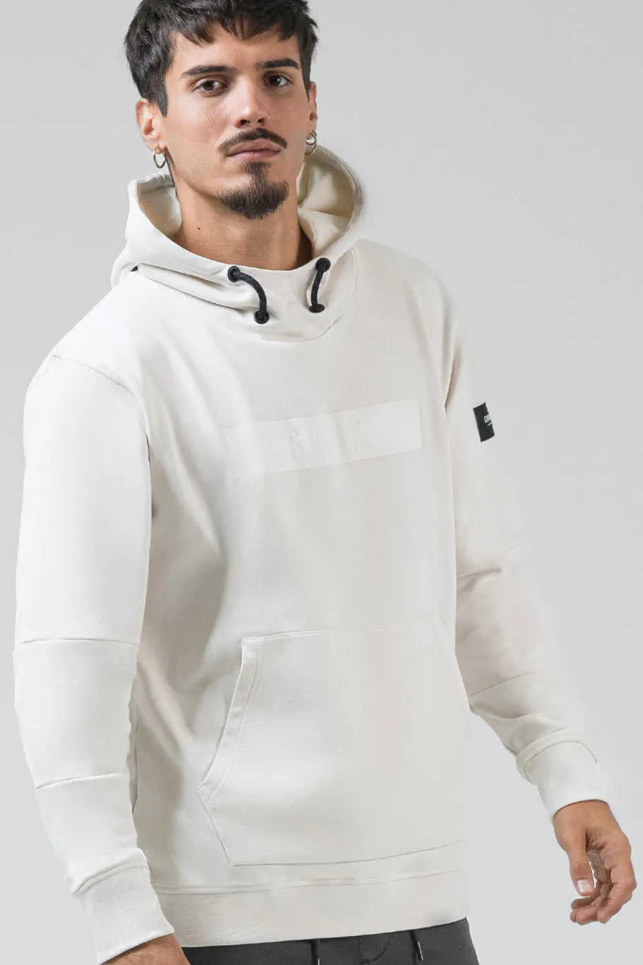 Lifestyle<GOBIK SWEAT À CAPUCHE TRAILBLAZE HOMME CROSSBAR TOFU CrossbarTofu