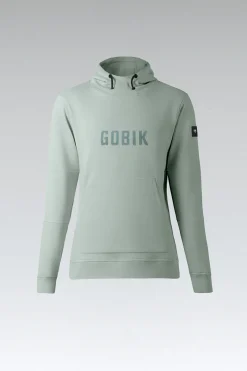 Lifestyle<GOBIK SWEAT À CAPUCHE TRAILBLAZE FEMME ICEBERG GREEN IcebergGreen