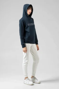 Lifestyle<GOBIK SWEAT À CAPUCHE TRAILBLAZE FEMME CROSSBAR ULTRABLUE CrossbarUltrablue