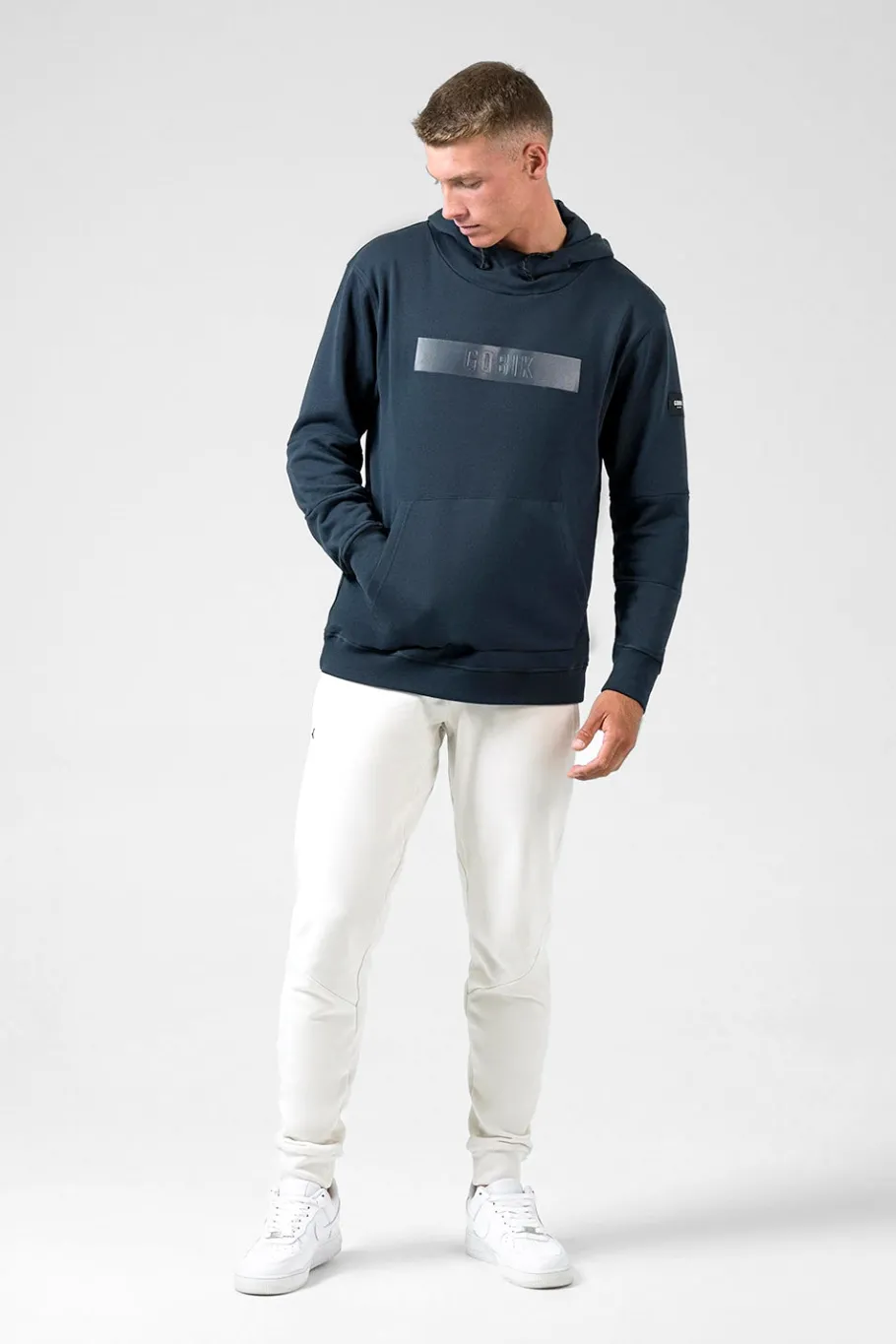 Lifestyle<GOBIK SWEAT À CAPUCHE TRAILBLAZE HOMME CROSSBAR ULTRABLUE CrossbarUltrablue