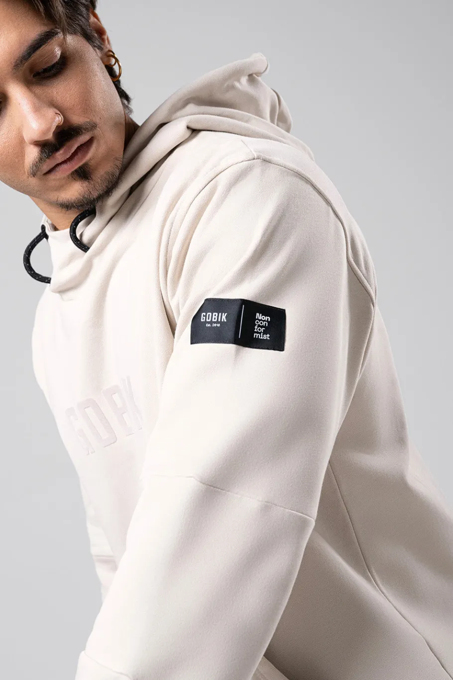 Lifestyle<GOBIK SWEAT À CAPUCHE TRAILBLAZE HOMME Angora