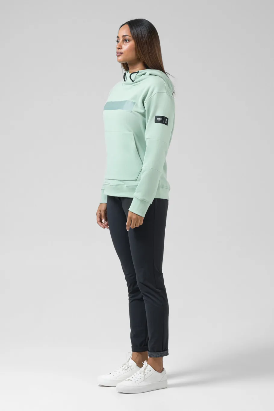 Lifestyle<GOBIK SWEAT À CAPUCHE TRAILBLAZE FEMME CROSSBAR SEACREST CrossbarSeacrest