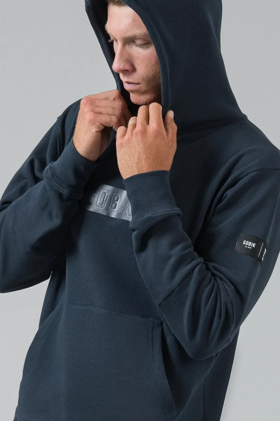 Lifestyle<GOBIK SWEAT À CAPUCHE TRAILBLAZE HOMME CROSSBAR ULTRABLUE CrossbarUltrablue