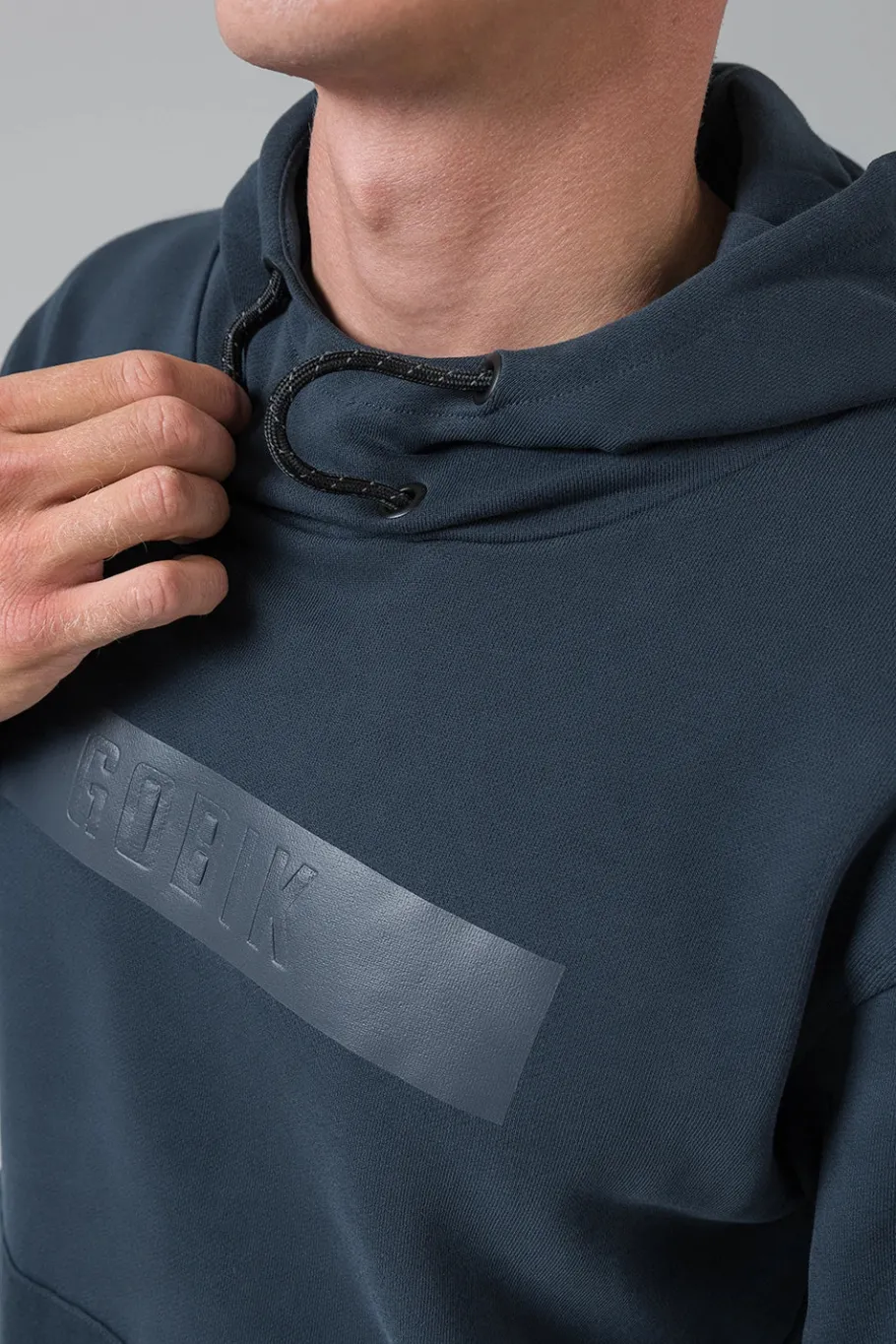 Lifestyle<GOBIK SWEAT À CAPUCHE TRAILBLAZE HOMME CROSSBAR ULTRABLUE CrossbarUltrablue