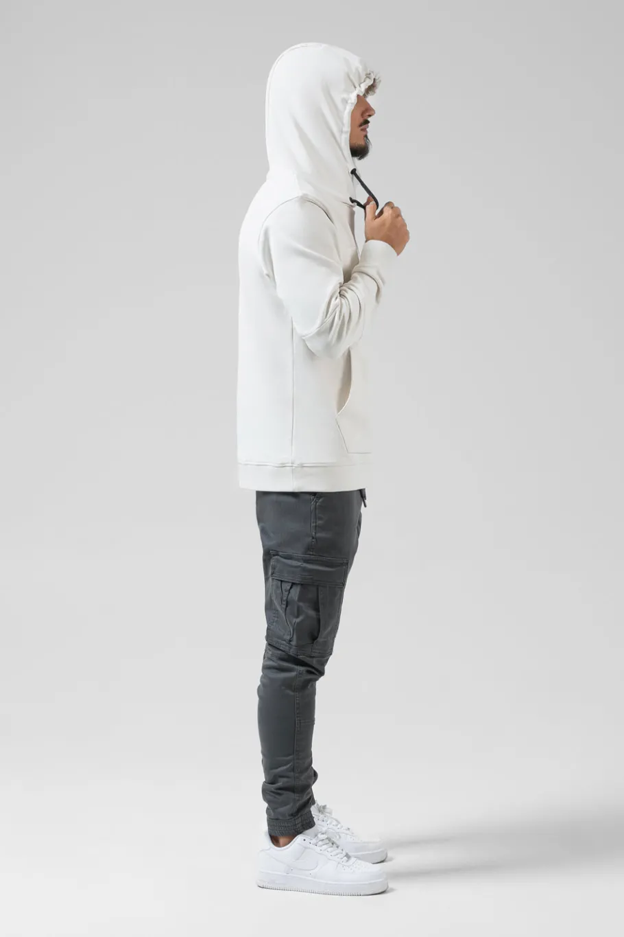 Lifestyle<GOBIK SWEAT À CAPUCHE TRAILBLAZE HOMME CROSSBAR TOFU CrossbarTofu