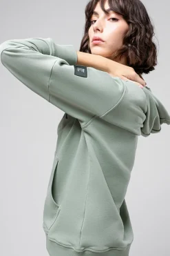 Lifestyle<GOBIK SWEAT À CAPUCHE TRAILBLAZE FEMME ICEBERG GREEN IcebergGreen