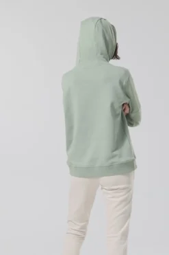 Lifestyle<GOBIK SWEAT À CAPUCHE TRAILBLAZE FEMME ICEBERG GREEN IcebergGreen