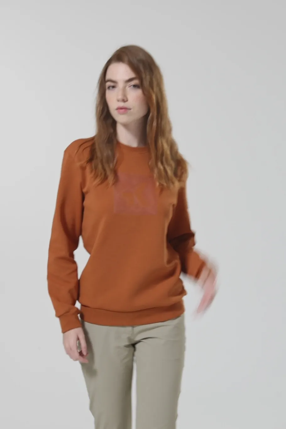 Lifestyle | Lifestyle<GOBIK SWEATSHIRT HOVER UNISEX Rust
