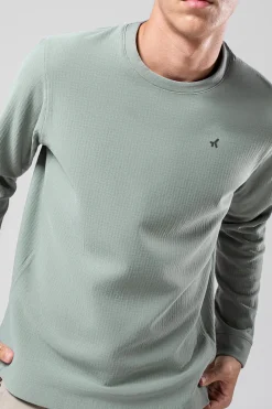 Lifestyle | Lifestyle<GOBIK SWEATSHIRT POLARTEC AIRPEAK UNISEX ICEBERG GREEN