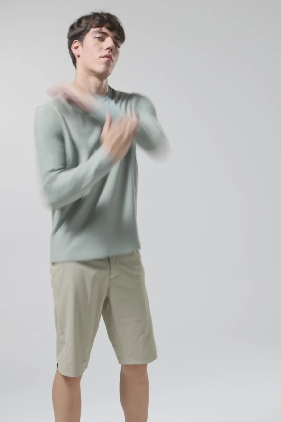 Lifestyle | Lifestyle<GOBIK SWEATSHIRT POLARTEC AIRPEAK UNISEX ICEBERG GREEN