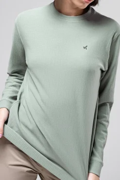 Lifestyle | Lifestyle<GOBIK SWEATSHIRT POLARTEC AIRPEAK UNISEX ICEBERG GREEN