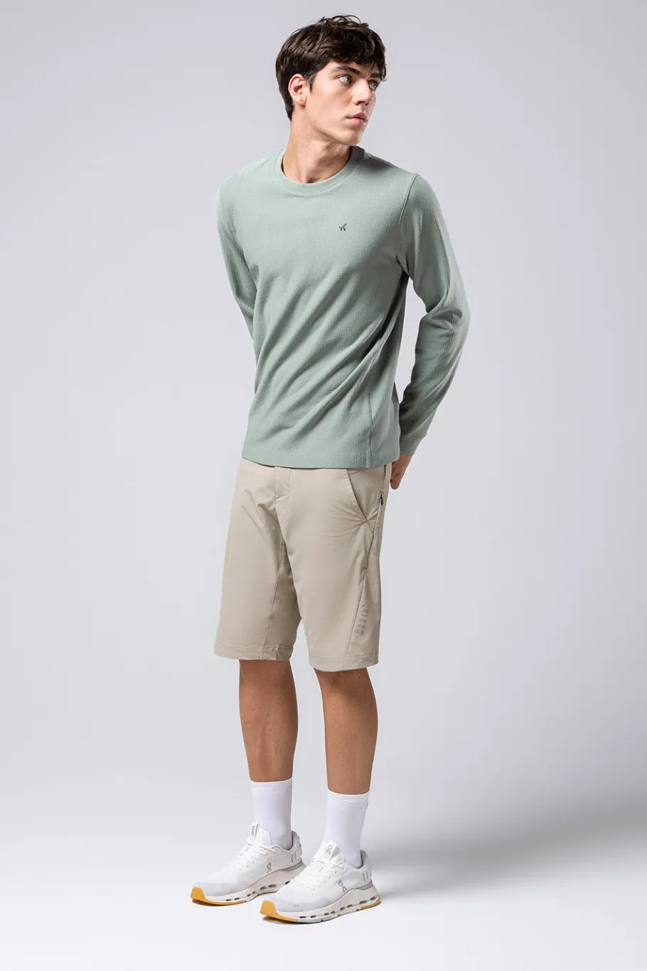 Lifestyle | Lifestyle<GOBIK SWEATSHIRT POLARTEC AIRPEAK UNISEX ICEBERG GREEN