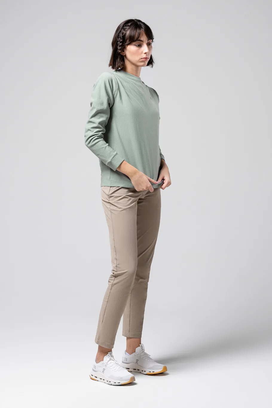Lifestyle | Lifestyle<GOBIK SWEATSHIRT POLARTEC AIRPEAK UNISEX ICEBERG GREEN