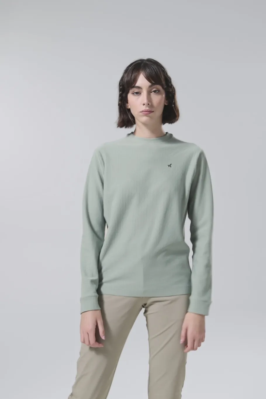 Lifestyle | Lifestyle<GOBIK SWEATSHIRT POLARTEC AIRPEAK UNISEX ICEBERG GREEN