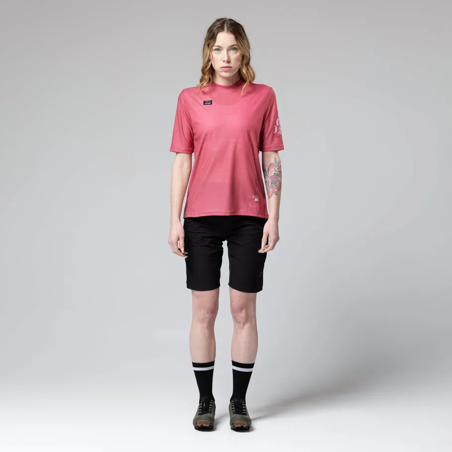 T-Shirts<GOBIK T-SHIRT À MANCHES COURTES TERRAIN FEMME RAPTURE ROSE