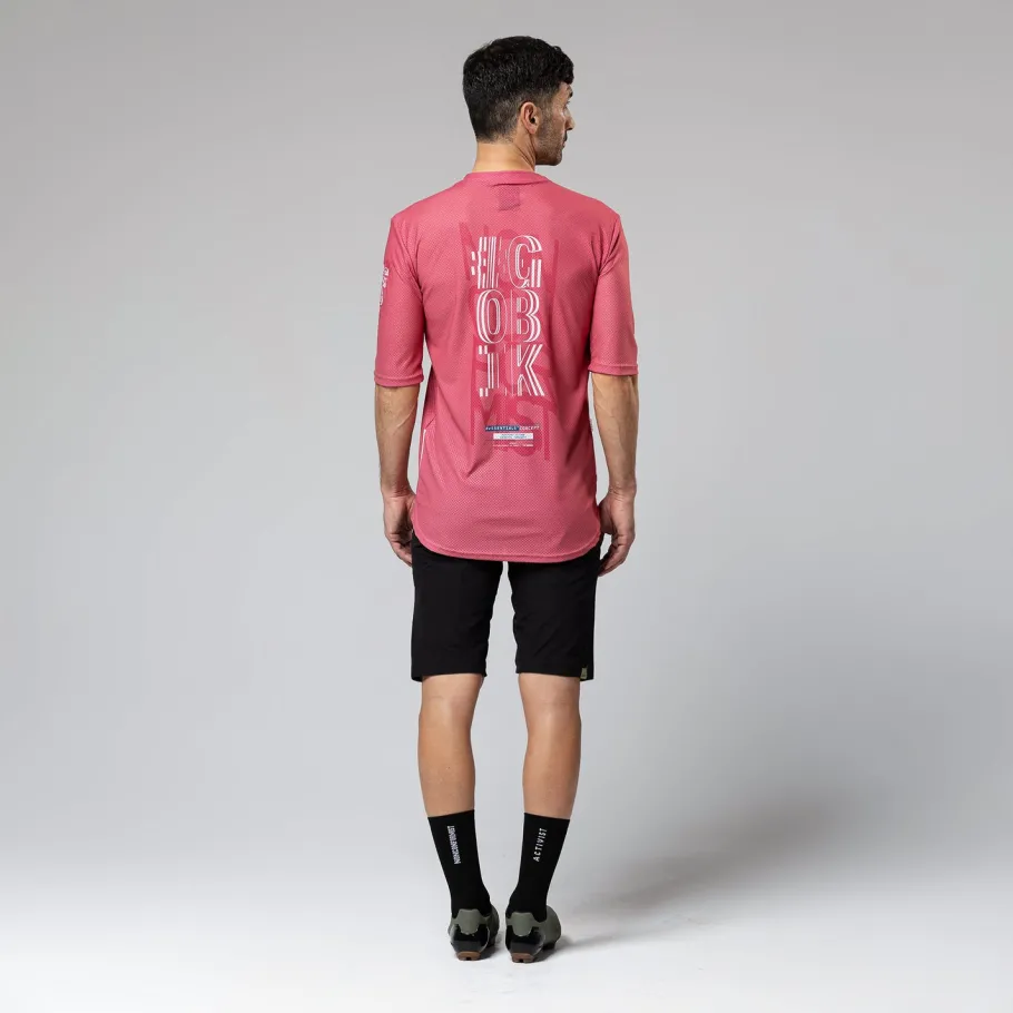 T-Shirts<GOBIK T-SHIRT À MANCHES COURTES TERRAIN HOMME RAPTURE ROSE
