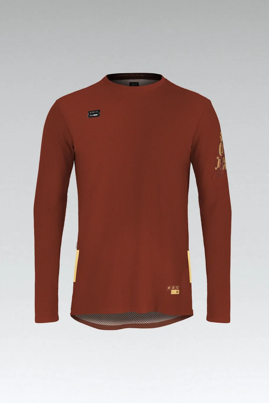 T-Shirts<GOBIK T-SHIRT À MANCHES LONGUES TERRAIN HOMME ROOIBOS