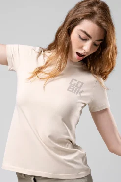 Lifestyle | T-Shirts<GOBIK T-SHIRT MANCHES COURTES COTTON REST FEMME Angora