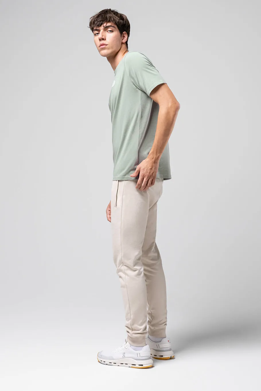 Lifestyle | T-Shirts<GOBIK T-SHIRT MANCHES COURTES COTTON REST HOMME ICEBERG GREEN IcebergGreen