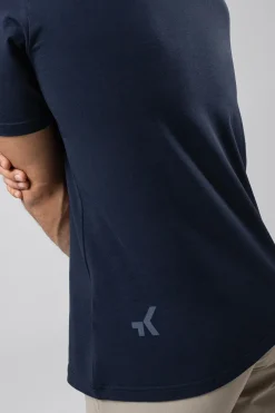 Lifestyle | T-Shirts<GOBIK T-SHIRT MANCHES COURTES COTTON REST HOMME Ultrablue