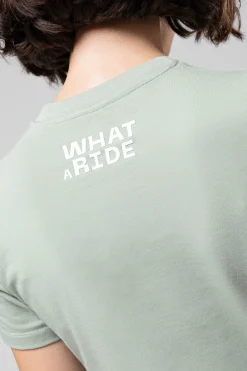 Lifestyle | T-Shirts<GOBIK T-SHIRT MANCHES COURTES COTTON REST FEMME ICEBERG GREEN IcebergGreen